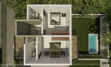 VENTA CASA MERIDA CONKAL DE 3 RECAMARAS CON AMENIDADES PREMIUM