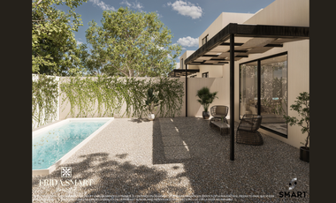 VENTA CASA MERIDA CONKAL DE 3 RECAMARAS CON AMENIDADES PREMIUM