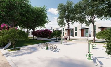 Casa en venta una planta Mérida Yucatán,Mod. Amelia  Bosques de Cholul