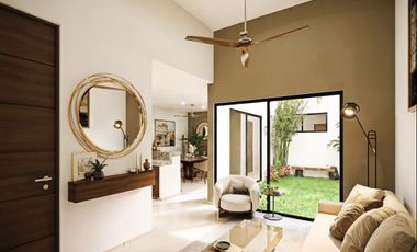 Casa en venta una planta Mérida Yucatán,Mod. Amelia  Bosques de Cholul