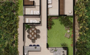 Casa en venta una planta Mérida Yucatán,Mod. Amelia  Bosques de Cholul