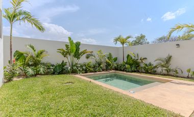 Casa en venta una planta Mod. Aurea Privada Aldoria Conkal