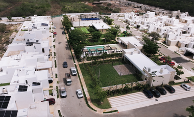 Casa en venta una planta Mod. Aurea Privada Aldoria Conkal