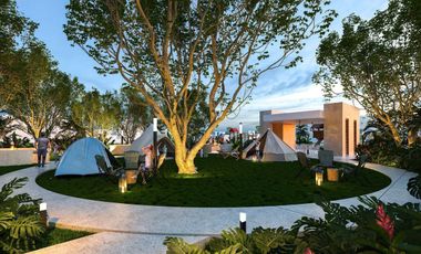 Casa en venta una planta Mod. Aurea Privada Aldoria Conkal