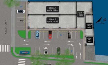 LOCAL-4   AREA 80m2  ALQUILER  -  BELLASUIZA - CALI