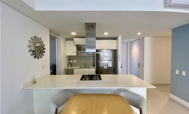 ARRIENDO APARTAMENTO AMOBLADO 1era LINEA DE PLAYA RODADERO SUR