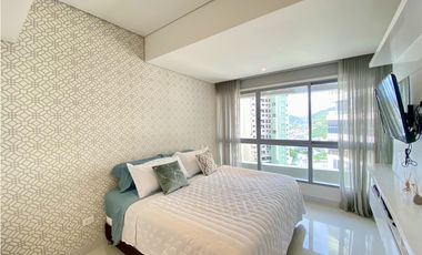 ARRIENDO APARTAMENTO AMOBLADO 1era LINEA DE PLAYA RODADERO SUR