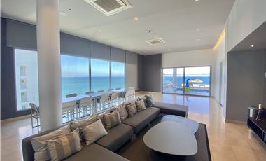 ARRIENDO APARTAMENTO AMOBLADO 1era LINEA DE PLAYA RODADERO SUR