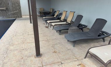 Gran Jrdin en Torre Hannover rento departamento amueblado