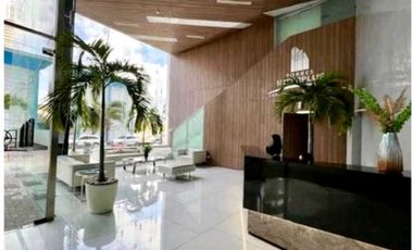 SE ALQUILA OFICINA DE 75 M2 EN LA AV.BALBOA, PH BOC, VISTA AL MAR