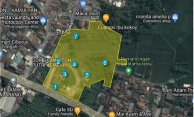 Dijual cepat Kavling/tanah komersial di Jl Cianjur Bandung, Padalarang
