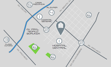 TORRE CENTRAL DEPARTAMENTOS EN VENTA POR HOSPITAL CENTRAL