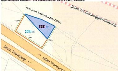Tanah Bagus di Alternatif Cibubur Harga di Bawah Njop