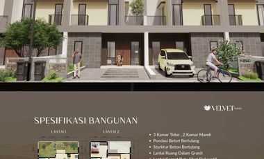 Rumah Di Jual 1Lantai Dan 2Lantai Dekat Bandara Juanda Sidoarjo Di Velvet Juanda
