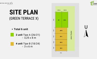 rumah murah surabaya, rumah minimalis, green terrace 10, rumah gunung anyar