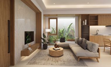 villa view sawah di pusat kota Renon,Sanur, Denpasar,harga perdana