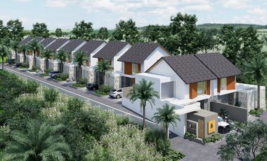 villa view sawah di pusat kota Renon,Sanur, Denpasar,harga perdana