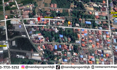 Rumah type 100/130m2 di balitan 8 300m ke jfok ulm