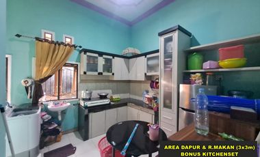 Rumah type 100/130m2 di balitan 8 300m ke jfok ulm