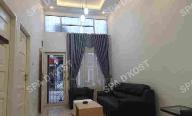 Rumah Sewa Kontrakan bulanan  Full Perabot Cluster tipe 65 Deluxe  SPA D'KOST Sidomulyo Barat Pekanbaru