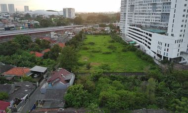 Tanah Kota Bekasi Zona Campuran Samping Apartemen Dekat Stasiun