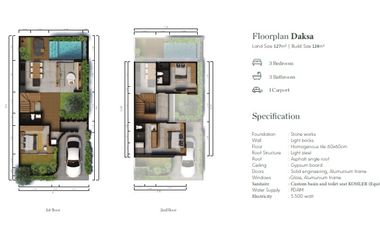 Good Invest! Jual Rumah Villa siap huni townhouse Ubud gianyar Bali
