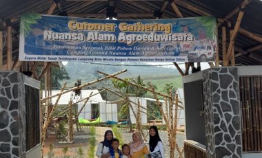 Tanah Kavling Murah Dekat Wisata di Nuansa Alam Agroeduwisata