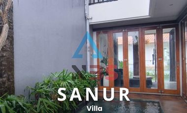DIJUAL VILLA SANUR PEMANDANGAN SAWAH 10 MENIT KE PANTAI SANUR