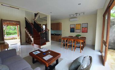 VILLA UBUD FULLY FURNISHED FOR RENT VIEW PADDY FIELD