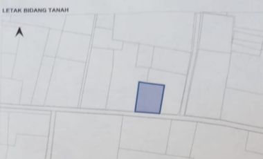 tanah premium 250m2 di legian kuta