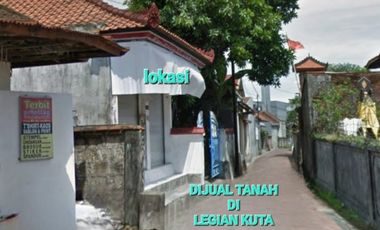 tanah premium 250m2 di legian kuta