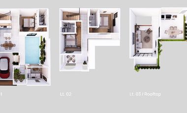 VILLA MEDITERRANEAN VIEW GWK DI GOA GONG