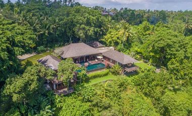 LUXURY JUNGLE VIEW VILLA FOR SALE AT UBUD BALI