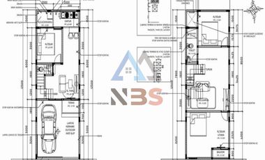 DIJUAL RUMAH 2 LANTAI PERUMAHAN CLUSTER ONE GATE Sistem DI SESETAN