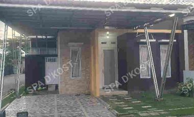 Disewa Kontrakan Rumah bulanan Full Furnished  3 kmr SPA D'KOST Kartama Pekanbaru