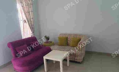 Disewa Kontrakan Rumah bulanan Full Furnished  3 kmr SPA D'KOST Kartama Pekanbaru