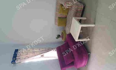 Disewa Kontrakan Rumah bulanan Full Furnished  3 kmr SPA D'KOST Kartama Pekanbaru