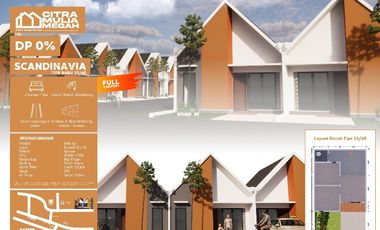 RUMAH SUBSIDI SPEC KOMERSIL DESIGN SCANDINAVIA FREE AC
