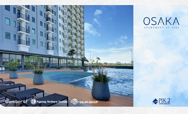 Apartemen Osaka Tipe Studio full furnished di PIK 2