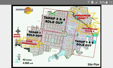 DISEWAKAN rmh Panorama Bali Residence,KT  2,KM 1,LT/LB 99/40,1300 watt