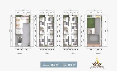 JUAL VILLA KOST FASILITAS APARTKOST ITB JATINANGOR PROYEK KE 3 - LT. 108m²
