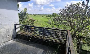 Buc villa 250m2 pool,furnis view sawah elit sekar jepun gatsu dkt mall