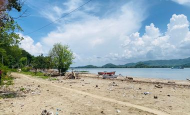 Beach front plots for sale sekotong lombok