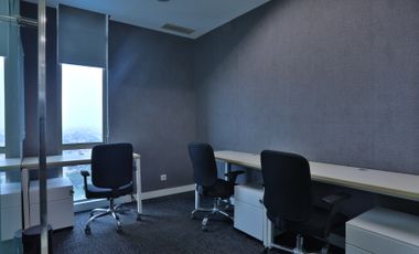 Sewa kantor Furnish 3 meja , Menara 165 Jakarta Selatan