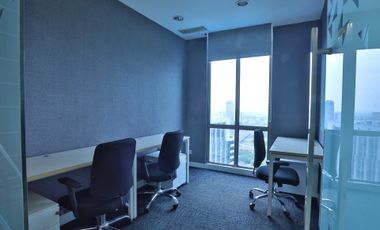 Sewa kantor Furnish 3 meja , Menara 165 Jakarta Selatan