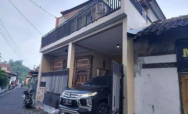 Rumah etnik joglo solo kota dijual murah BU
