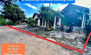Rumah dijual murah dan luas full bangunan di Candirejo Semanu Gunung Kidul luas 418 m2 hanya 220 jt nego