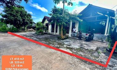 Rumah dijual murah dan luas full bangunan di Candirejo Semanu Gunung Kidul luas 418 m2 hanya 220 jt nego