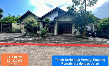 Rumah dijual murah dan luas full bangunan di Candirejo Semanu Gunung Kidul luas 418 m2 hanya 220 jt nego