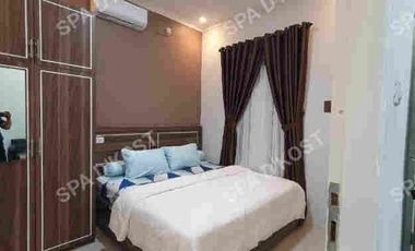 Sewa Rumah Kontrakan Bulanan tipe 65 Deluxe Full Perabotan SPA D'KOST  sentosa Sidomulyo Barat Pekanbaru